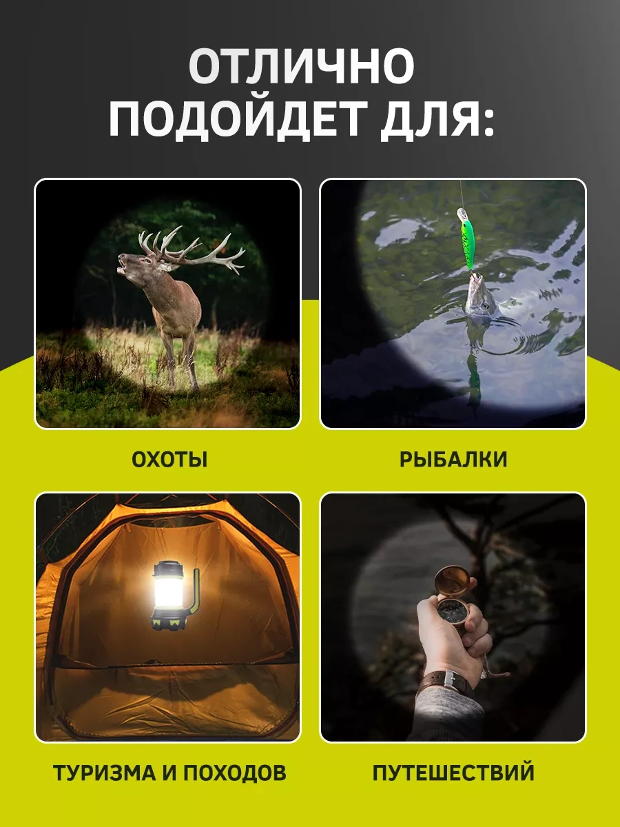 Shader Şarj Edilebilir Led Kamp Feneri 222505423 Kırmızı