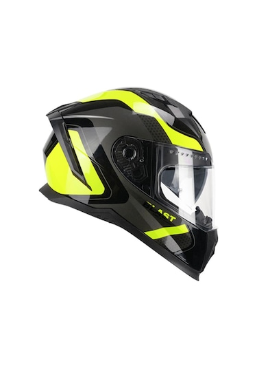 Cgm 311R Blast Race Kapalı Kask Sarı Siyah