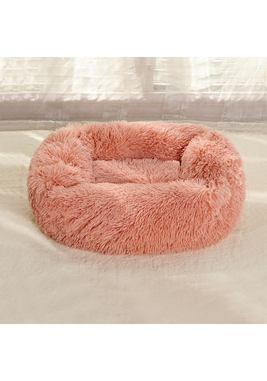 Leezsing Tüylü Peluş Evcil Hayvan Yatağı Kapitone Battaniye Uyku Tulumu Sarılma Yastığı Yatak Rahat Evcil Hayvan Yuvası Küçük Orta Kedi-yavru Kedi Yavrusu