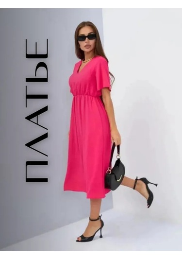 Tamin Kadın Günlük Hafif Bol Elbise 216380996