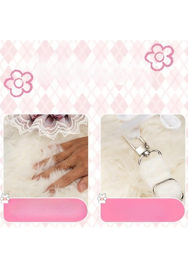 Suntek Sevimli Doldurulmuş Kedi Şekilli Sırt Çantası Kahverengi