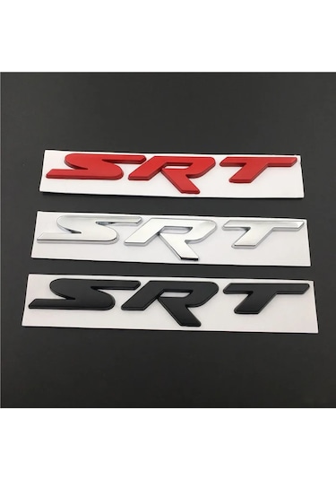 Gümüş-oto Çıkartması Aksesuarları 150x25mm Dodge Srt Etiket Durango Ram 1500 Şarj Cihazı Viper Challenger Kalibre A