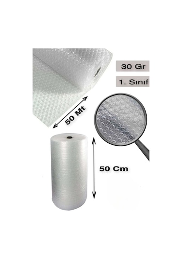 Balonlu Naylon Havalı Naylon Pat Pat 50 CM x 50 M
