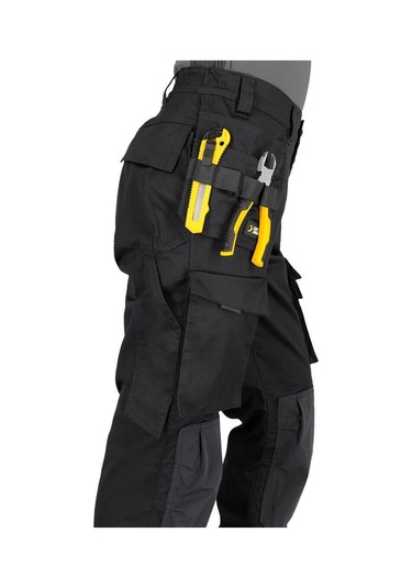 Safety Jogger Elm Siyah Çok Cepli Taktik İş Pantolonu Siyah - Füme