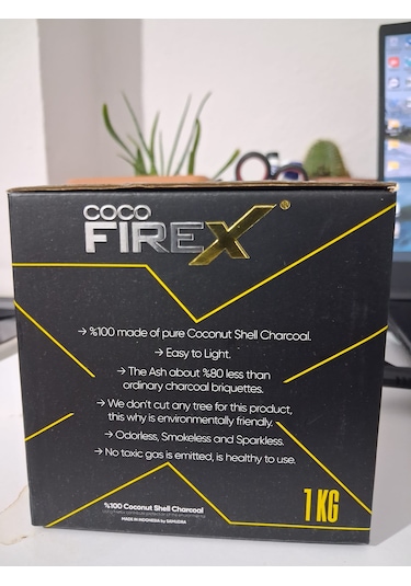 Cocofirex 26 Mm Hindistan Cevizi Kabuğu Nargile Kömürü