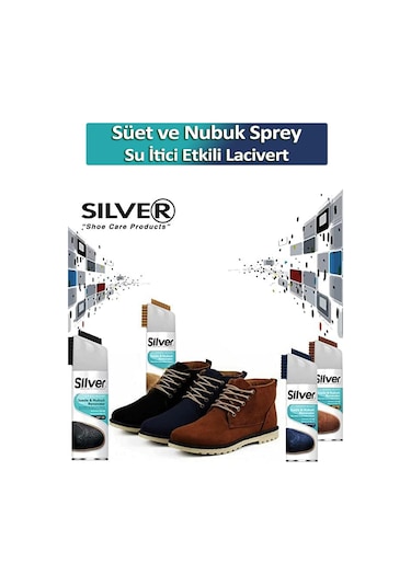 Süet ve Nubuk Yenileyici Sprey Boya Su İtici Etkili Lacivert 200ML Beyaz