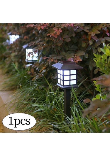 Homyl Led Güneş Bahçe Dış Mekan Işık Yard Işığı, Patio Siyah