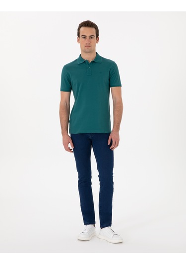 Pierre Cardin Erkek Zümrüt Tişört Basic 50302561-vr055 Zümrüt