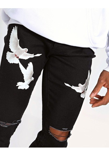 Bpm Premium Stacked Dove Erkek Skinny Kot Pantolon 001