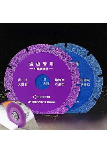 Wezone Profesyonel Mermer Seramik Kesici: Ultra İnce Taş Panel İçin Diamantlı, Kırılma Olmayan, Kuru Kesim Uçlu Φ110x10 U Diş