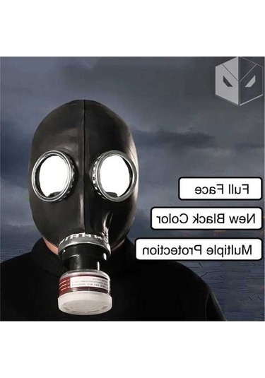Wenlin Yeni 64 Tipi Çok Amaçlı Siyah Gaz Tam Maske - Boyama Maskesi