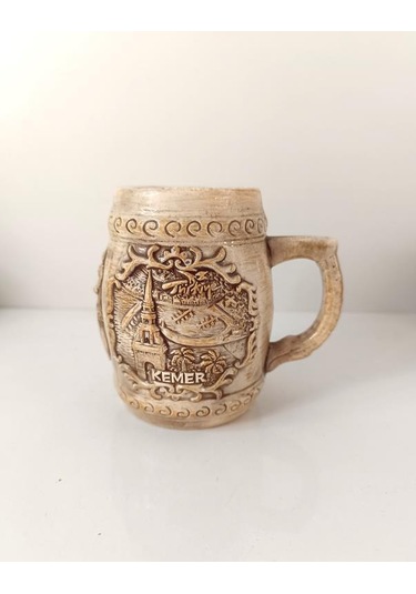 Bardak Kupa Seramik Bira Meşrubat Su Kahve Bardağı 450 Ml