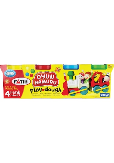 Fatih Oyun Hamuru 520 Gr 4 Renk 50061
