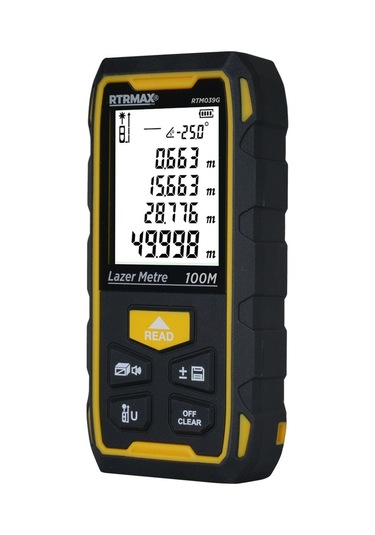 Rtm039g Şarjlı Lazer Mesafe Ölçer 100 Mt Yeşilrenk