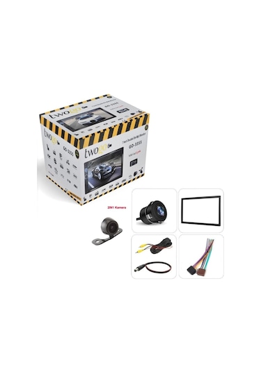 7'' Araç Ekran Teyp Carplay Qled Bt Usb Fm Aux Twogo Go-i7007ahd