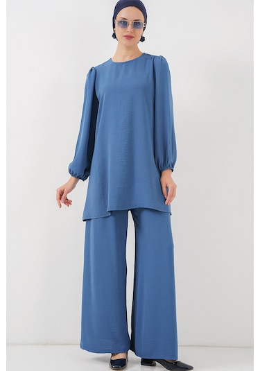 Bigdart Ayrobin Tunik Pantolon Alt Üst Takım 6712 - İndigo