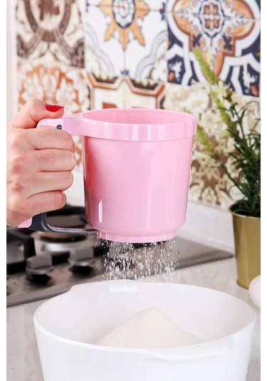 Periboia Polikarbon Otomatik Un Eleği Pratik Çok Renkli