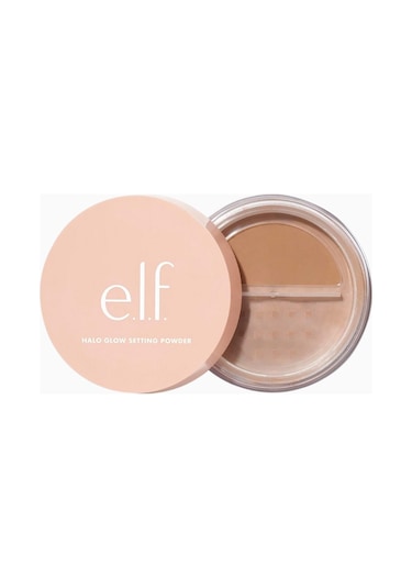E.l.f. Elf Halo Glow Sabitleyici Pudra, Yarı Mat Bitiş Dark