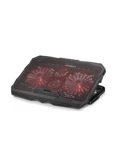 Laptop Soğutucu 4 Fan Led - Siyah Hd2008