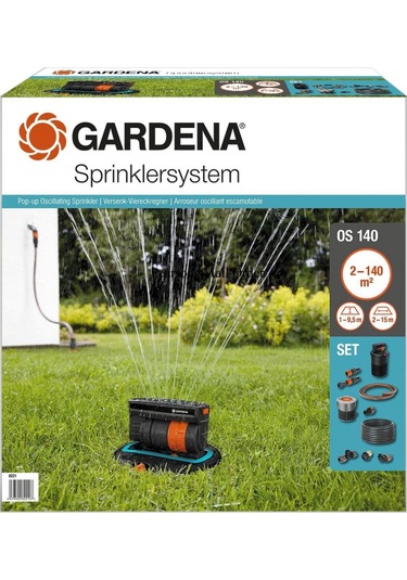 Gardena 8221 Salınımlı Pop-up Fıskıye Seti Os 140