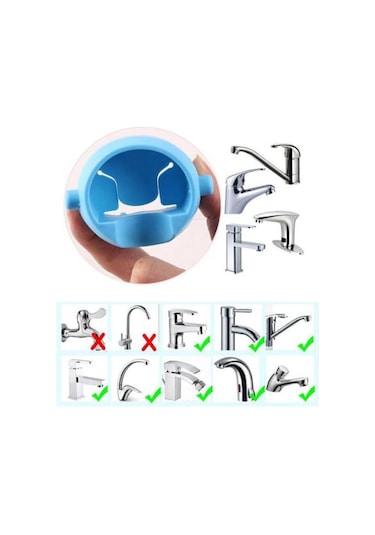 Çocuklar İçin Fil Desenli Musluk Uzatma Başlığı Sarı