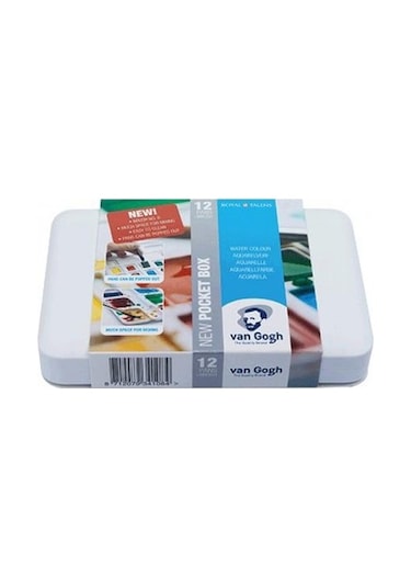 Talens Van Gogh Sulu Boya Seti 12 + 3 Renk ve Fırça