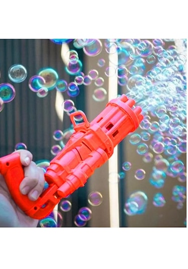 Ithink Oyuncak Baloncuk Makinesi Mini Gun Kırmızı