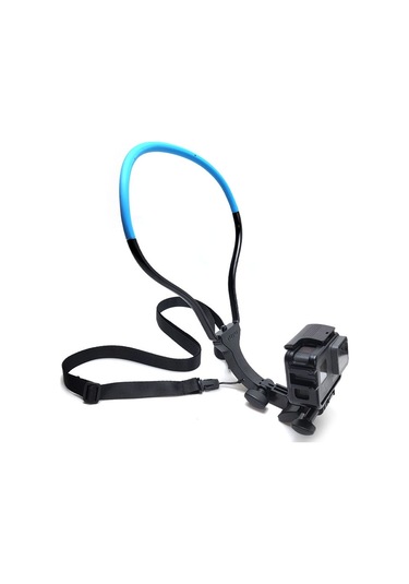 Cbtx Tuyu Kamera Boyun Tutucu Cep Telefonu Video Çekimi İçin Sandık Kelepçesi Montaj // Pov, Spesifik: Telefon Klibi İle Mavi