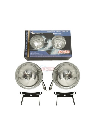 SİS LAMBASI YUVARLAK BEYAZ (H3 AMPULLÜ) (90 MM) (2 AD)