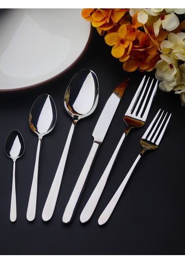 Vizyon 12 Kişilik 72 Parça Çatal Kaşık Bıçak Takımı Metal