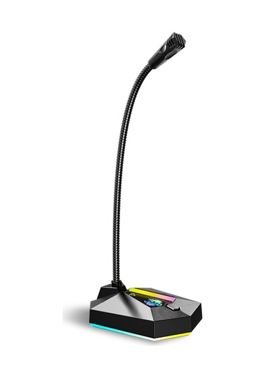 Springsun Mikrofon Sada Mk01 Usb Masa Mikrofonu Tak Ve Çalıştır Profesyonel 360 Derece Çok Yönlü Mikrofon