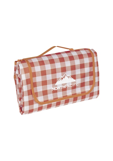 North Pacific Büyük Piknik Matı - Çanta Formlu Turuncu