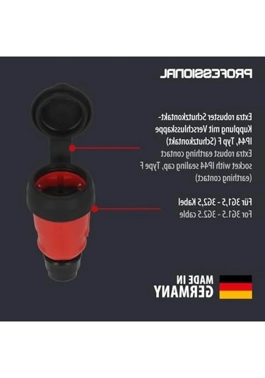 Ip44 Koruma Sınıfına Sahip Profesyonel Kavrama 0,25 mm² / 0.34 mm²