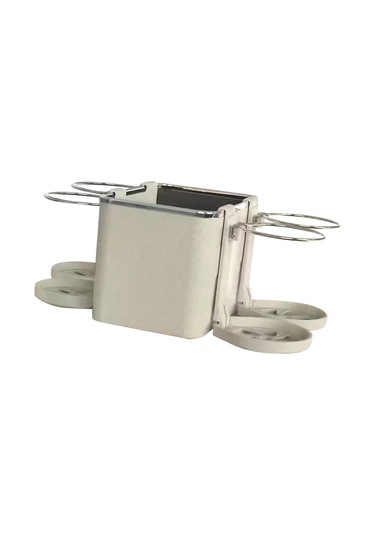 Magideal Suntek Araba Kol Dayama Saklama Kutusu Bej-4'lü-bardaklık