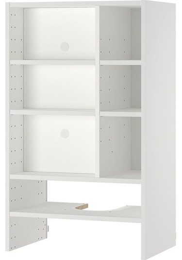 Aspiratör Dolabı İskeleti, Beyaz, 60x37x100 Cm Beyaz Aspiratör Dolabı İskeleti, Beyaz, 60x37x100 Cm Beyaz