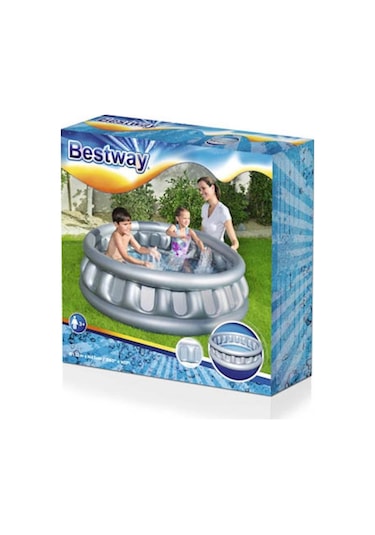 Şişme Havuz Metalik Uzay Gemisi Şekilli Havuz 157 x 41 Cm