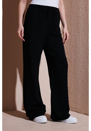 Fashion Friends Bayan Pantolon 25y0249k1 Siyah Siyah