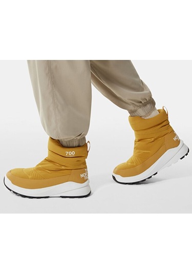 The North Face W Nptse İi Bootie Wp Kadın Kar Botu Nf0a5g2ı2by1 Sarı Sarı