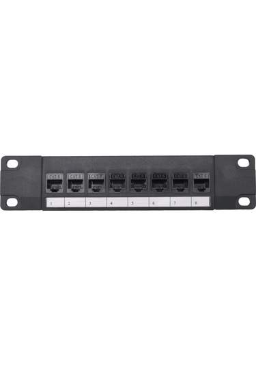 Portlu Düz Geçişli Cat6 Patch Panel Rj45 Ağ Kablosu Adaptörü