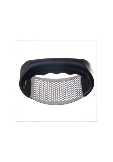 Shineyee Stainless Steel Zeytin Pressü, Kolay Kullanım, Dayanıklı, Mutfak Aleti, Sarımsak Ezici, El İyiliği Olmadan, Hızlı Ve Temiz Siyah