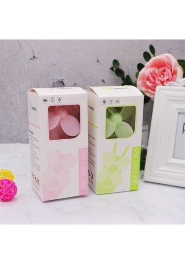 Taşınabilir Usb Şarjlı Sessiz El Fanı Mavi 6z74dj 2 Kollu Var Masaüstü Mavi 100 Adetten Az