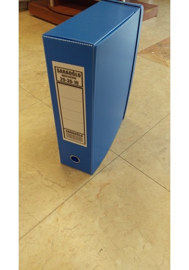 Saraoğlu Arşiv Proje Kutusu Mavi 29 x 36 x 10 CM 15 Adet