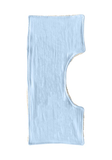 Müslin-havlu 2'li Çift Yönlü Omuz Bezi Gaz Çıkarma Bezi M-bej Krem - Mavi