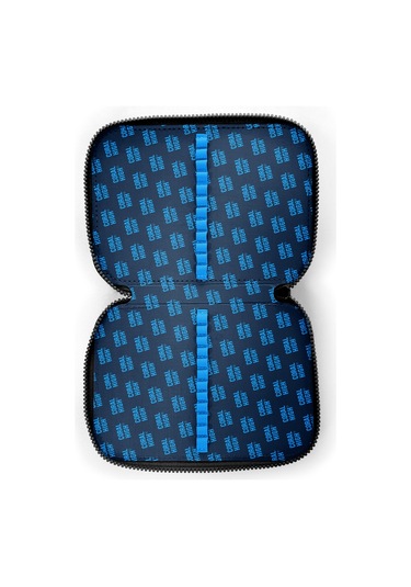 Coral High Siyah Beyaz Dama Desenli Çift Katlı Kalem Çanta 11146 Siyah - Beyaz