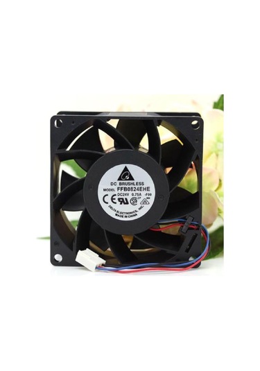 Delta Ffb0824ehe-f00 ,80x38mm 24vdc 80-cfm 3-kablo Fan