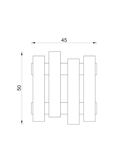 Flora CHIT Duvar Tipi Elbise Askılığı Beyaz