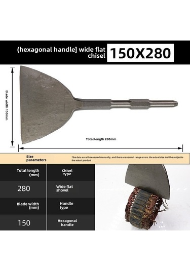 Besthome1 Genişletilmiş Ultra İnce 150mm Altıgen Saplı Darbeli Matkap Uçlu Çelik Oymak