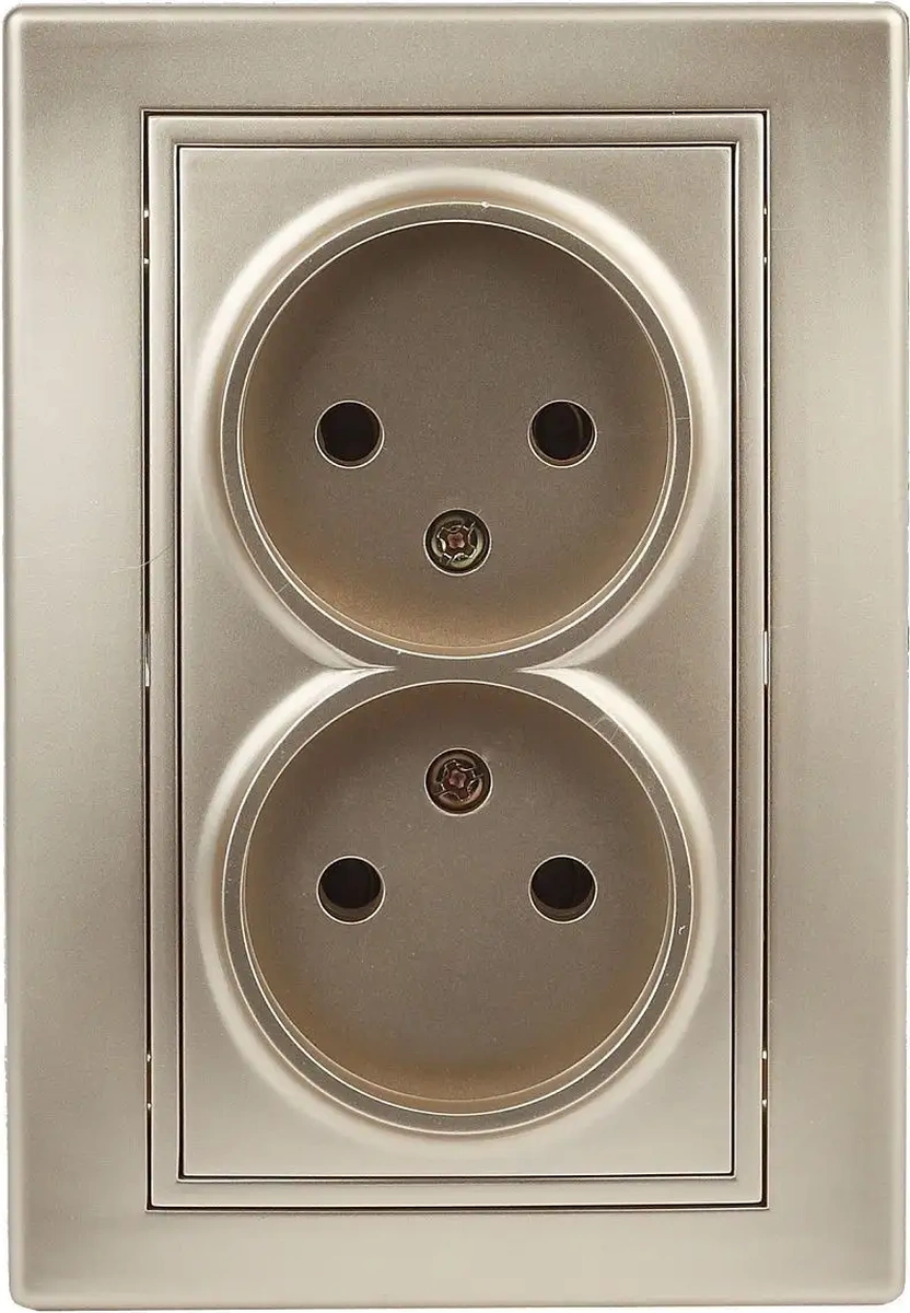 Intro Plano Çiftli Gömme Priz Topraklamasız 16a-250v 131079940 1-204-04