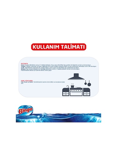 Bingo Oksijen Çam Kokulu Çamaşır Suyu 4 x 3240 ML