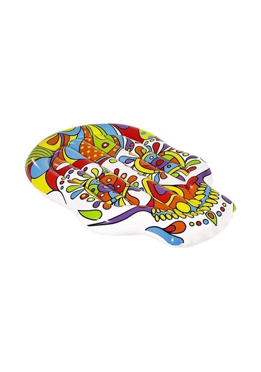 Bestway 43194 Pop Desenli Skull Ada Yatak 193 Cm Çok Renkli